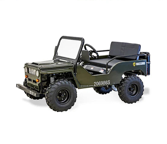 125cc Mini Jeep | Willys Edition | 3-Speed | Off Road | Gasoline Engine
