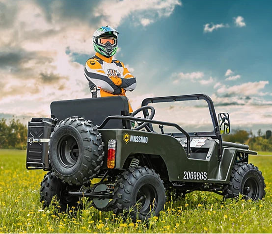 125cc Mini Jeep | Willys Edition | 3-Speed | Off Road | Gasoline Engine