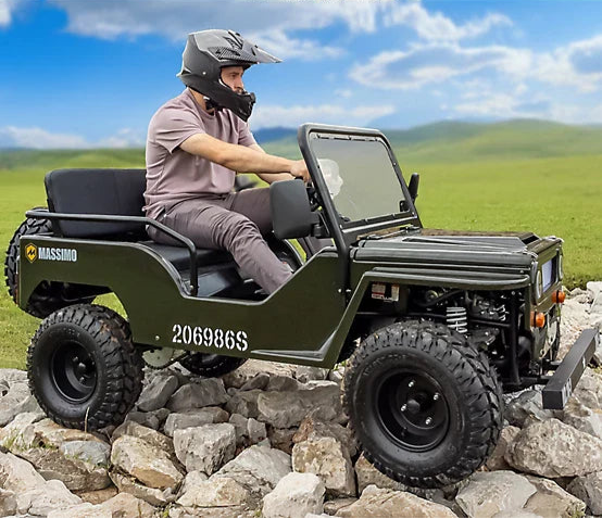 125cc Mini Jeep | Willys Edition | 3-Speed | Off Road | Gasoline Engine